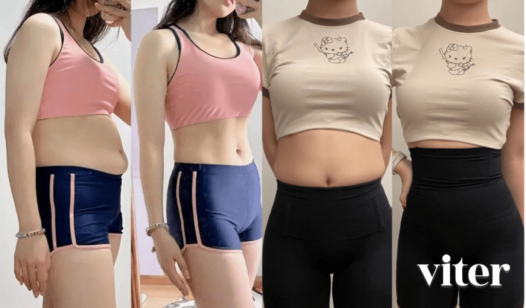 알파식이섬유를 통한 다이어트 전후 사진