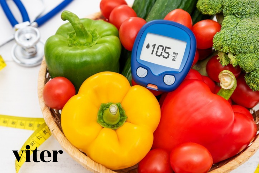 혈당 다이어트 중 측정한 정상 혈당 수치와 채소