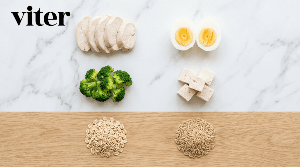 탄수화물, 단백질, 채소로 구성된 간헐적 단식 식단