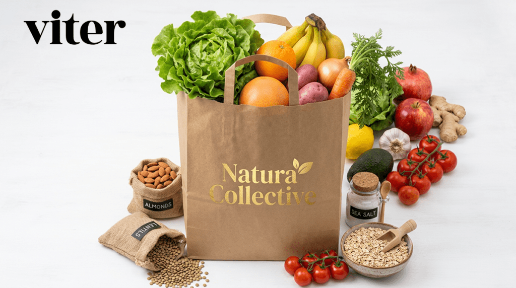 혈당조절 영양소 수용성 식이섬유가 풍부한 채소와 과일 쇼핑백