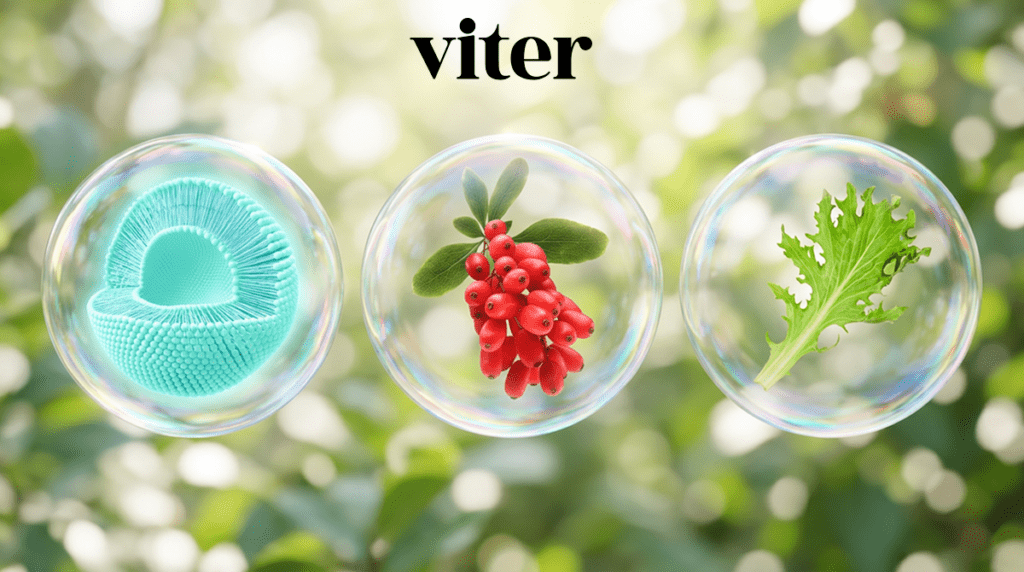 알파CD와 베르베린 및 치커리 성분을 형상화한 다이어트 원료 이미지