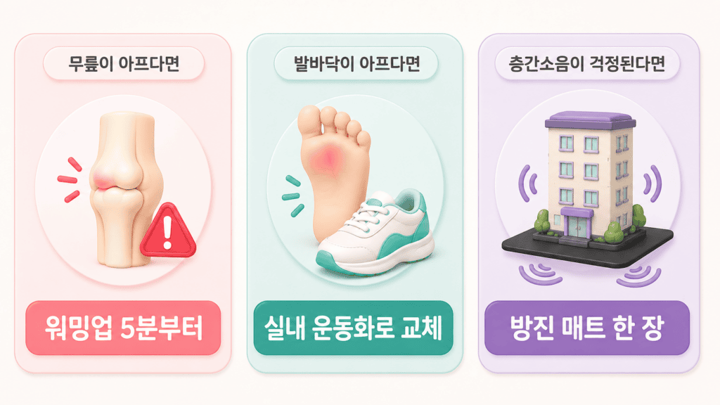 워킹패드 사용 시 주의사항 